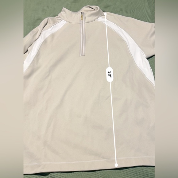 Nike Golf Beige with White accents Long Sleeve 1/4 Zipper Pullover
Size XL - Picture 11 of 13